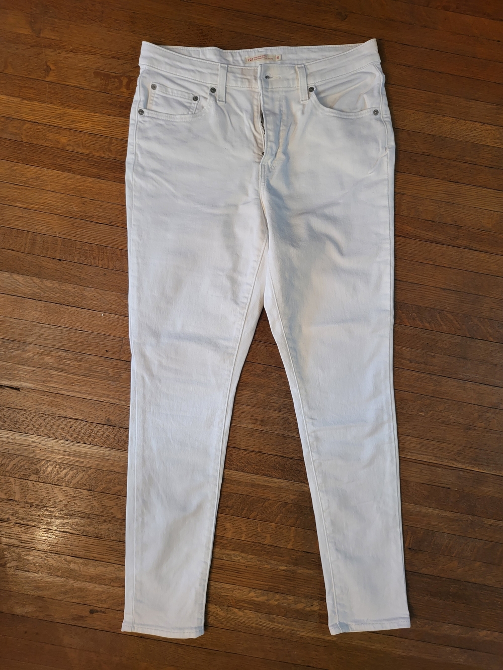 Levi's Women's White Skinny Jeans